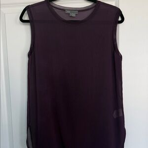 Vince Deep Purple silky Tank Top